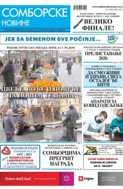 Somborske novine - broj 3472, 8. jan 2021.