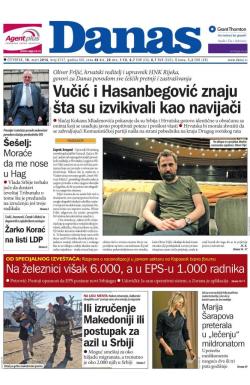 Danas - broj 6737, 10. mar 2016.
