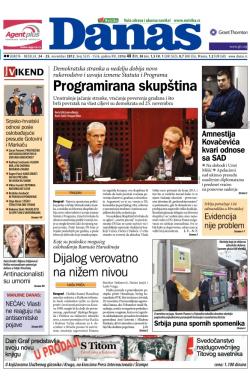 Danas - broj 5535-5536, 24. nov 2012.