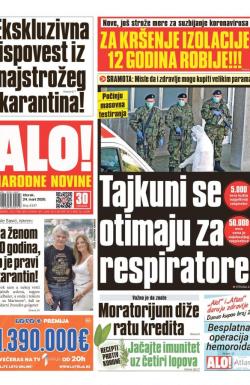 Alo - broj 4337, 24. mar 2020.