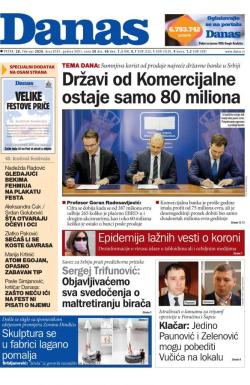 Danas - broj 8187, 28. feb 2020.