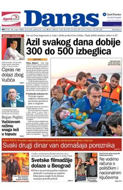 Danas - broj 6528, 14. avg 2015.