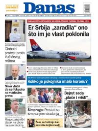 Danas - broj 8348, 7. avg 2020.