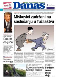 Danas - broj 5554, 13. dec 2012.