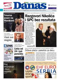 Danas - broj 5544, 3. dec 2012.