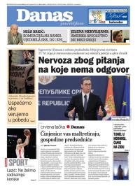 Danas - broj 8120, 23. dec 2019.