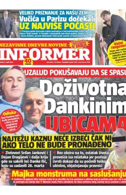 Informer - broj 3646, 9. apr 2024.