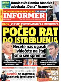 Informer CG - broj 807, 24. dec 2014.