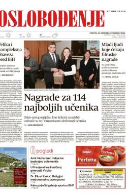 Oslobođenje - broj 25160, 10. dec 2016.
