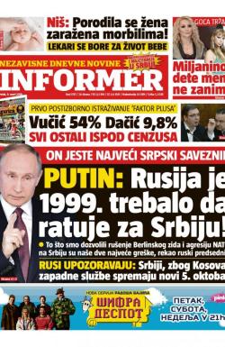 Informer - broj 1787, 9. mar 2018.