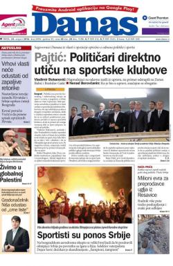 Danas - broj 6904, 24. avg 2016.