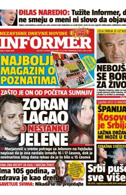 Informer - broj 1756, 31. jan 2018.