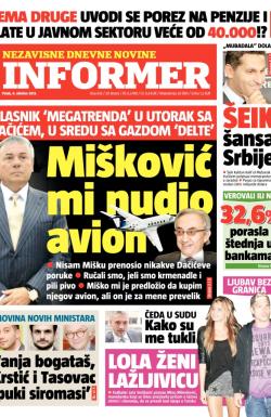 Informer - broj 433, 4. okt 2013.