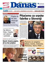 Danas - broj 5828, 13. sep 2013.