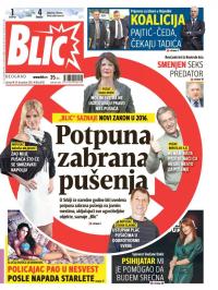 Blic - broj 6782, 29. dec 2015.