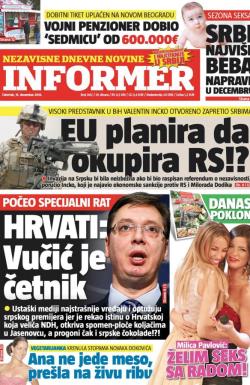 Informer - broj 1412, 15. dec 2016.