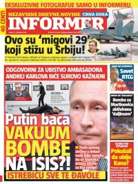 Informer CG - broj 1417, 21. dec 2016.