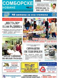 Somborske novine - broj 3063, 8. mar 2013.