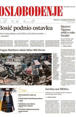 Oslobođenje - broj 25099, 9. okt 2016.