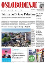 Oslobođenje - broj 28020, 22. sep 2025.