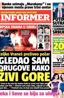 Informer - broj 844, 10. feb 2015.