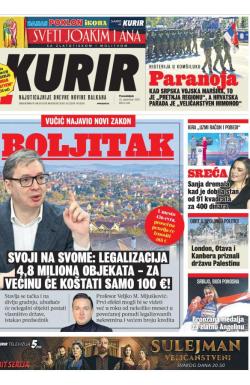 Kurir - broj 4155, 22. sep 2025.
