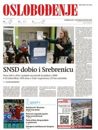 Oslobođenje - broj 25093, 3. okt 2016.