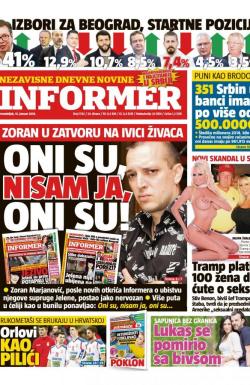 Informer - broj 1742, 15. jan 2018.