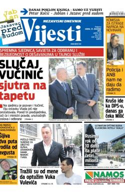 Vijesti - broj 6016, 24. dec 2014.