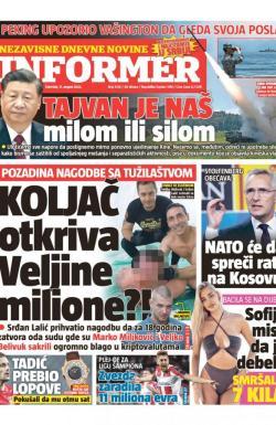 Informer - broj 3137, 11. avg 2022.