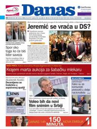 Danas - broj 6727, 29. feb 2016.
