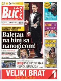 Blic - broj 6664, 2. sep 2015.