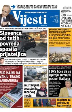 Vijesti - broj 5962, 31. okt 2014.
