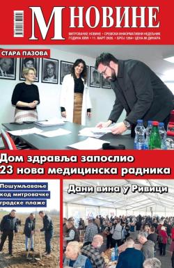 M Novine, Sr. Mitrovica - broj 1264, 11. mar 2026.