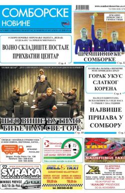 Somborske novine - broj 3204, 20. nov 2015.