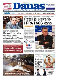 Danas - broj 5799, 15. avg 2013.