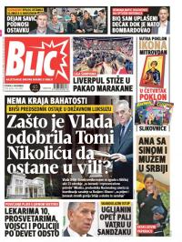 Blic - broj 7805, 6. nov 2018.