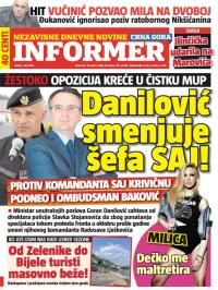 Informer CG - broj 1243, 1. jun 2016.