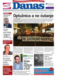 Danas - broj 6941, 30. sep 2016.