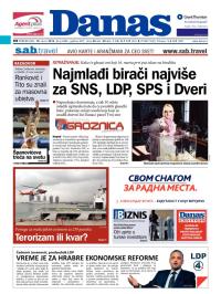 Danas - broj 6006, 10. mar 2014.