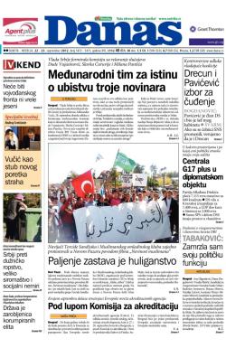 Danas - broj 5472-5473, 22. sep 2012.