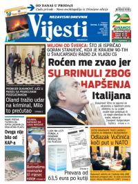 Vijesti - broj 6003, 11. dec 2014.