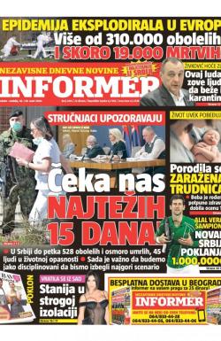 Informer - broj 2414, 28. mar 2020.