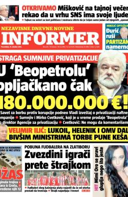 Informer - broj 441, 14. okt 2013.