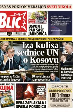 Blic - broj 7848, 19. dec 2018.