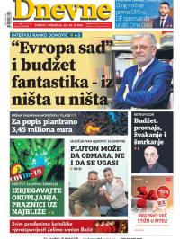 Dnevne novine - broj 3185, 25. dec 2021.