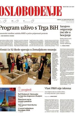 Oslobođenje - broj 25262, 25. mar 2017.