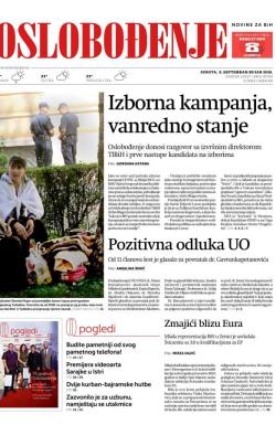 Oslobođenje - broj 25784, 8. sep 2018.