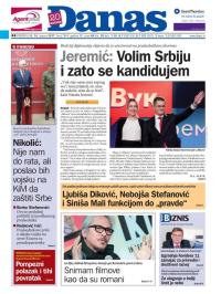 Danas - broj 7049, 16. jan 2017.