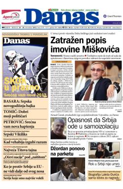 Danas - broj 5570-5571, 29. dec 2012.